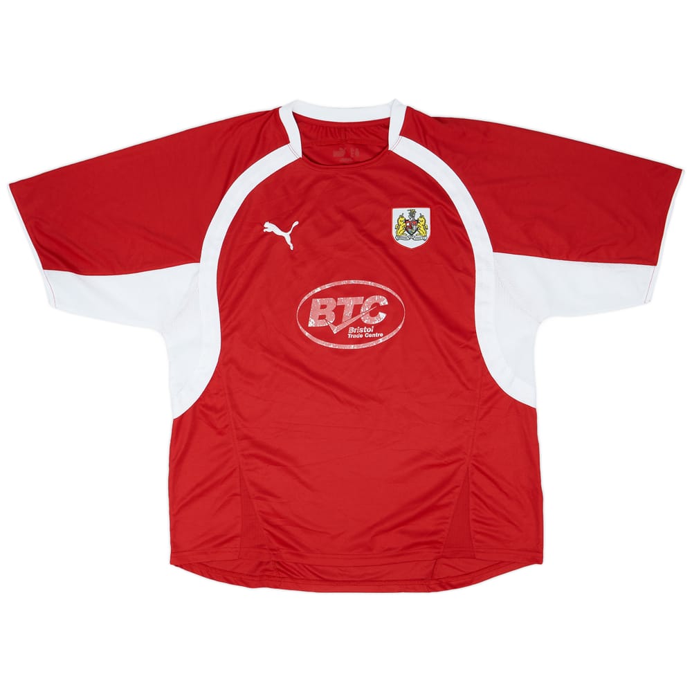 2007-08 Bristol City Home Shirt - 4/10 - (XL)