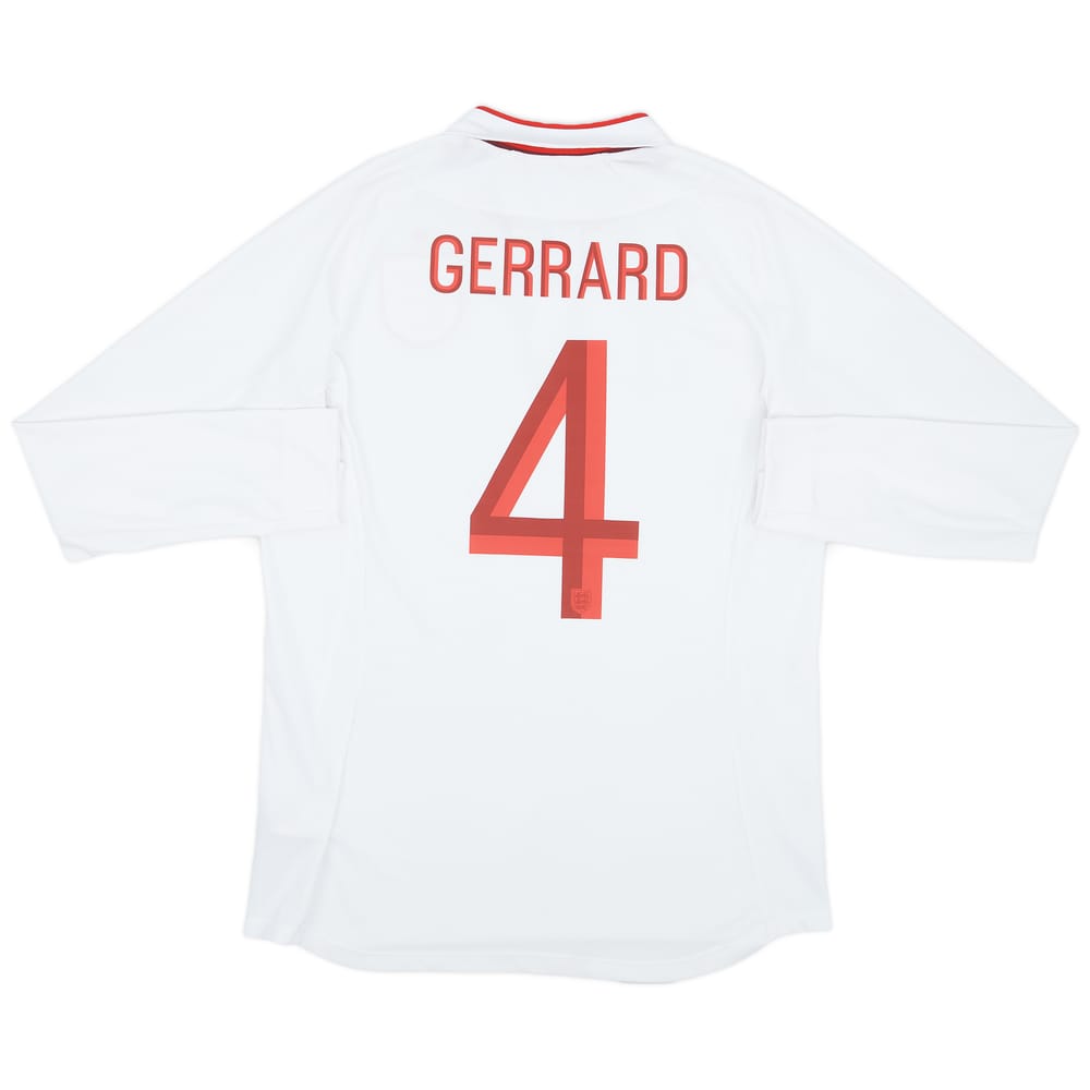 2012-13 England Home Shirt Gerrard #4 - 8/10 - (M)