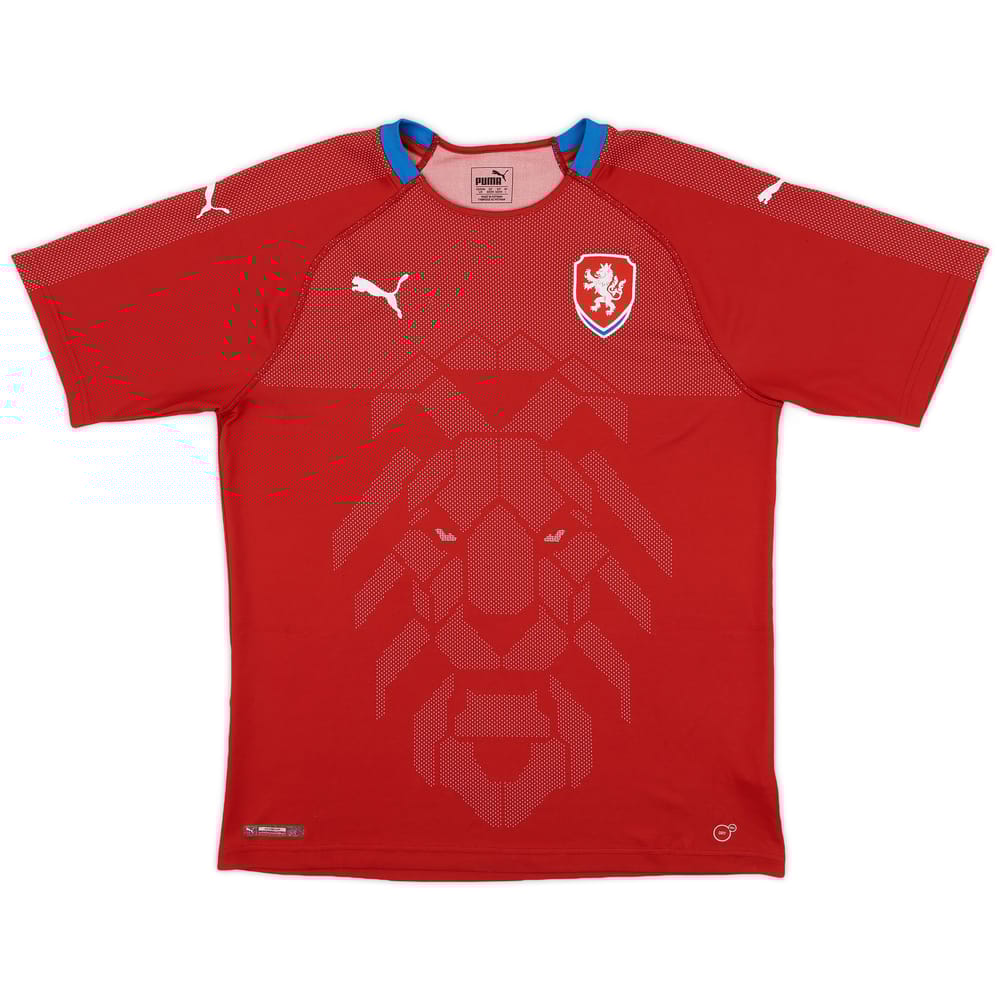 2018 Czech Republic Home Shirt - 8/10 - (L)