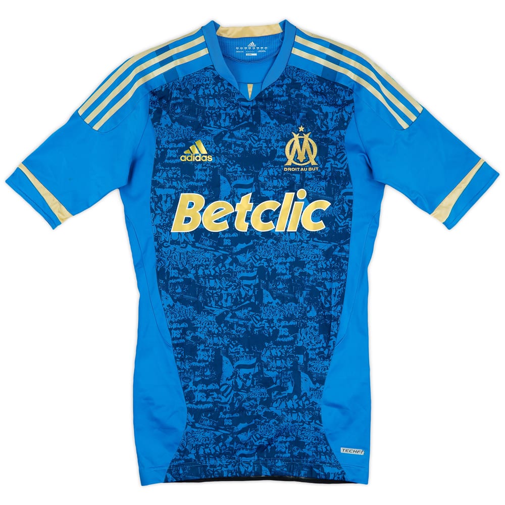 2011-12 Olympique Marseille Player Issue Techfit Away Shirt - 8/10 - (M)