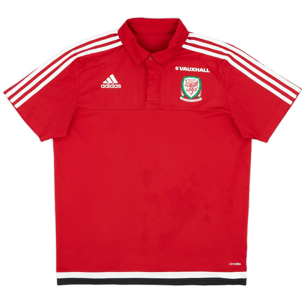 2015-16 Wales adidas Polo Shirt - 6/10 - (L)