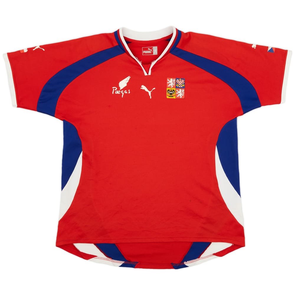 2000-02 Czech Republic Home Shirt - 7/10 - (XL)