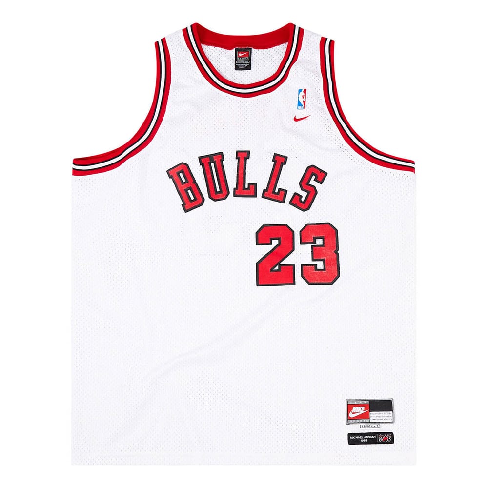 1984 Chicago Bulls Jordan #23 Nike Flight 8403 Swingman Jersey (Home) XXL