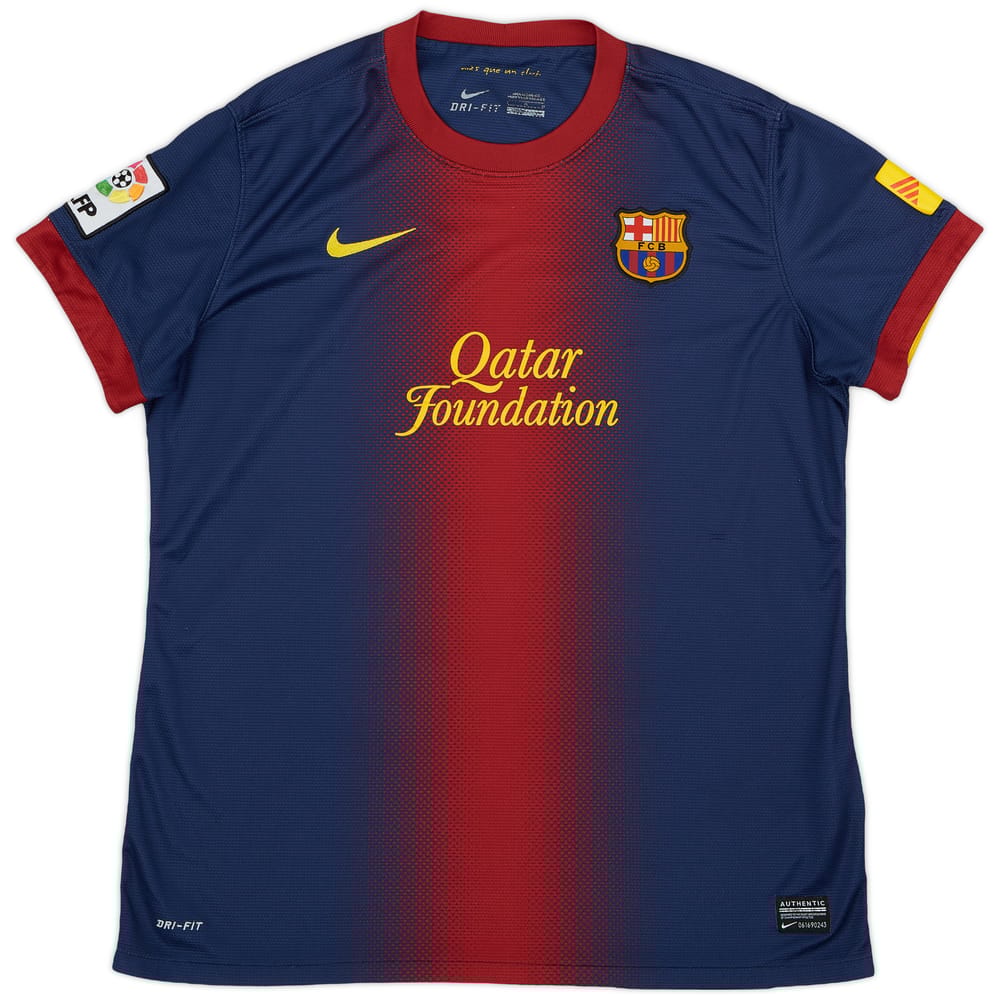 2012-13 Barcelona Home Shirt - 7/10 - (L.Boys)