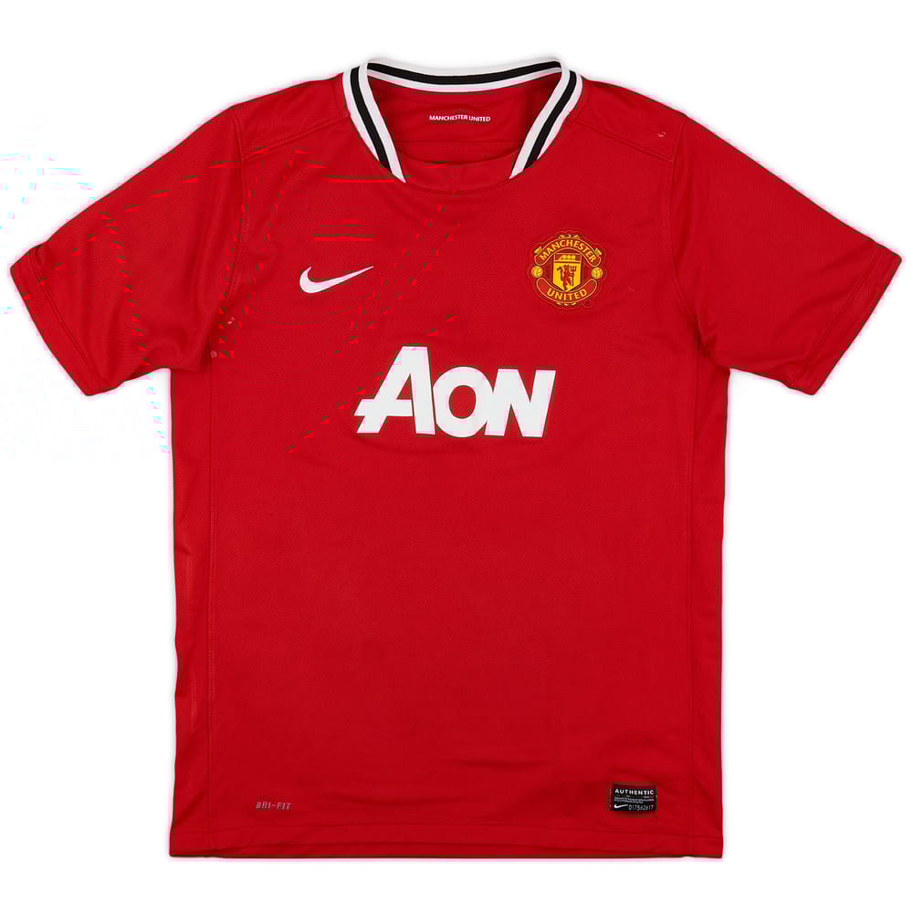 2011-12 Manchester United Home Shirt - 7/10 - (XL.Boys)