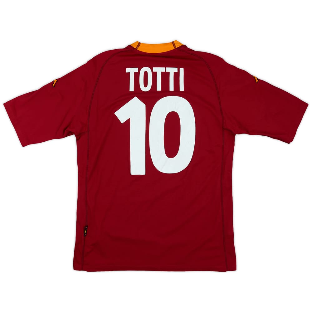 2000-01 Roma Home Shirt Totti #10 - 5/10 - (XXL)