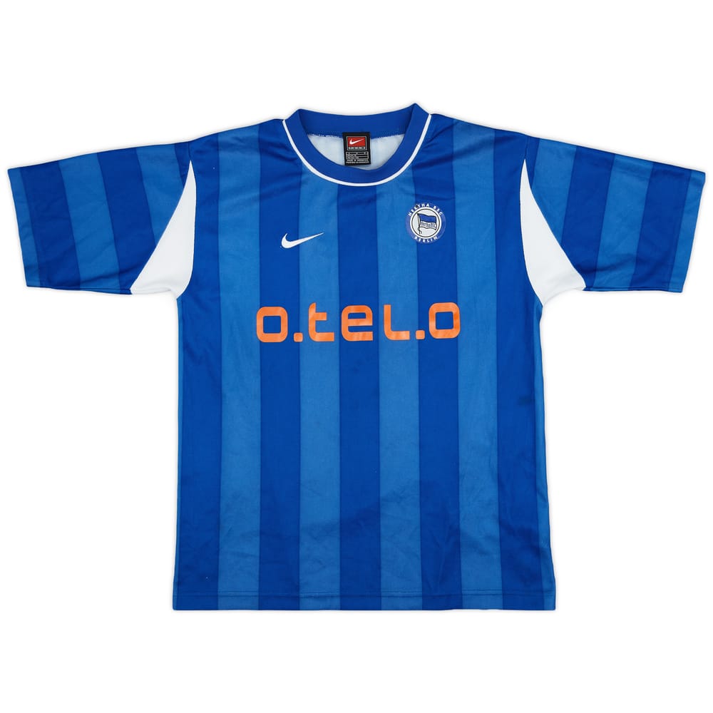 2000-01 Hertha Berlin Home Shirt - 7/10 - (L.Boys)