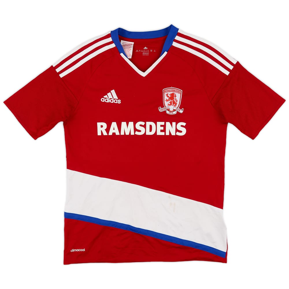 2016-17 Middlesbrough Home Shirt - 6/10 - (L.Boys)