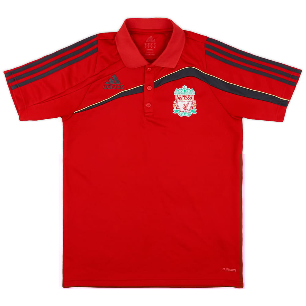 2009-10 Liverpool adidas Polo Shirt - 8/10 - (S)