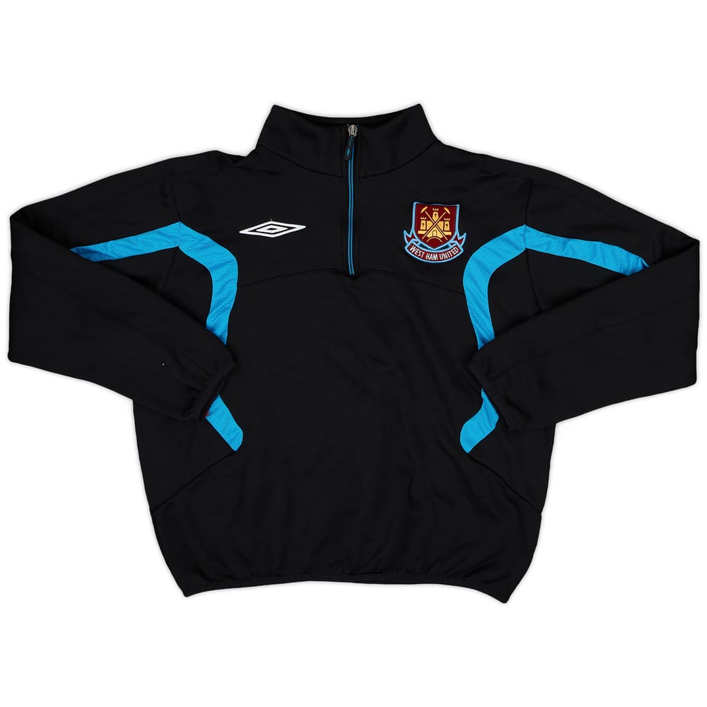 2009-10 West Ham Umbro 1/4 Zip Drill Top - 8/10 - (M)