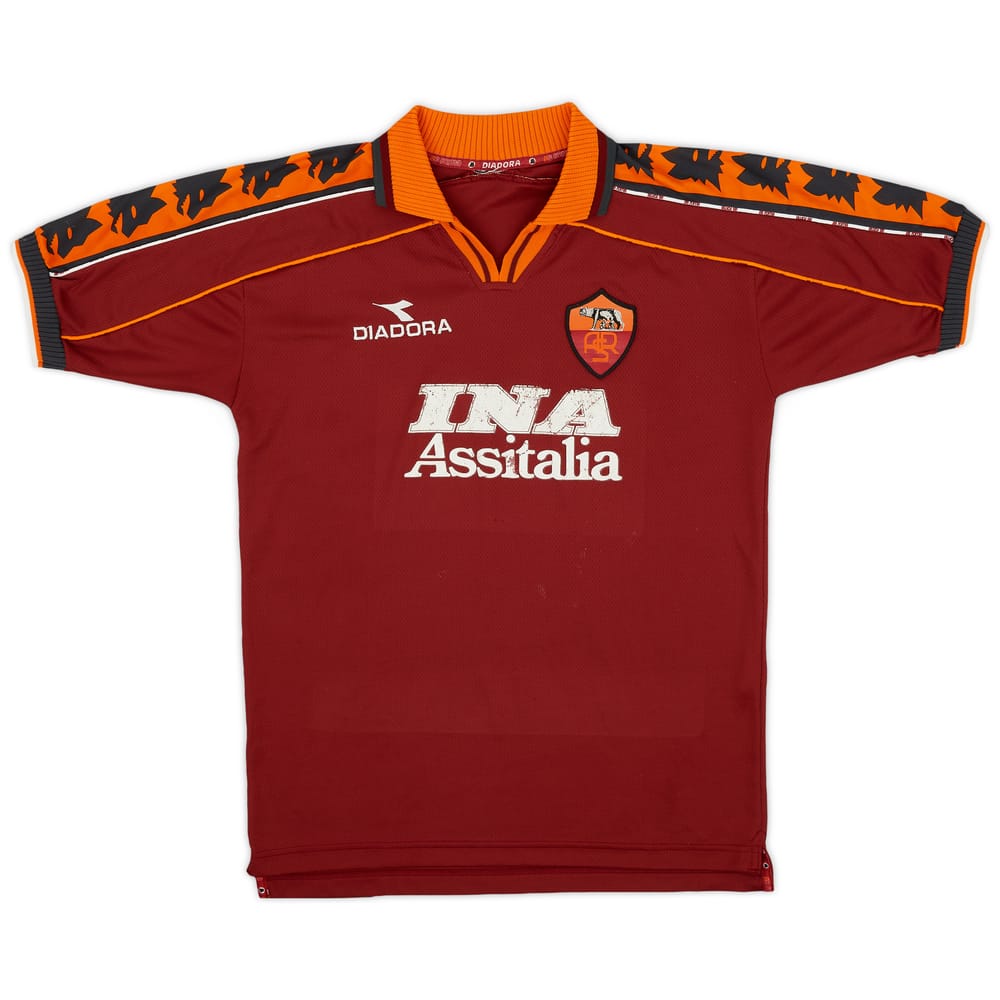 1998-99 Roma Home Shirt - 5/10 - (L)