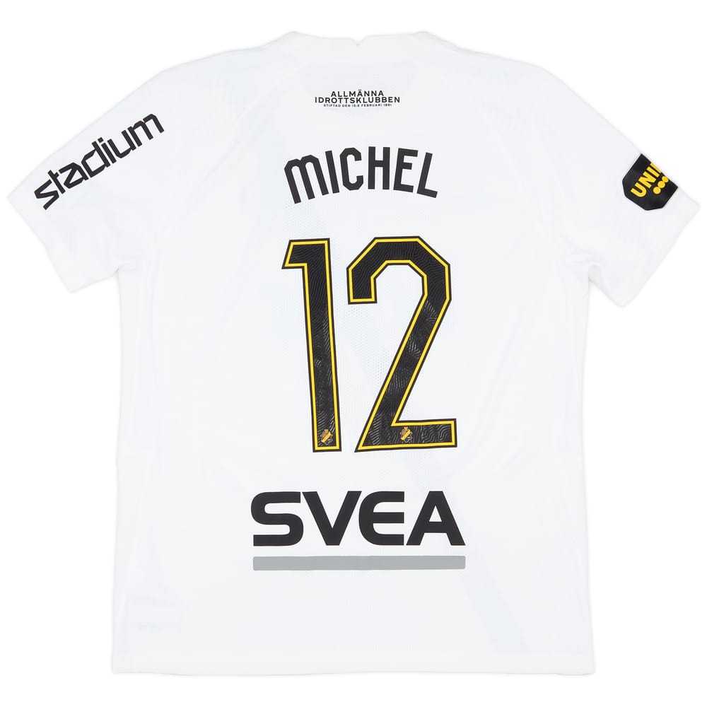 2021 AIK Stockholm Match Issue Away Shirt Michel #12