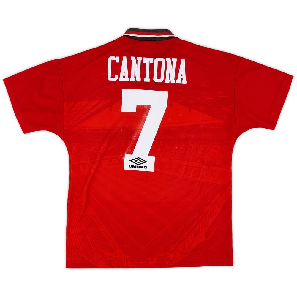 1994-96 Manchester United Home Shirt Cantona #7 - 5/10 - (M)