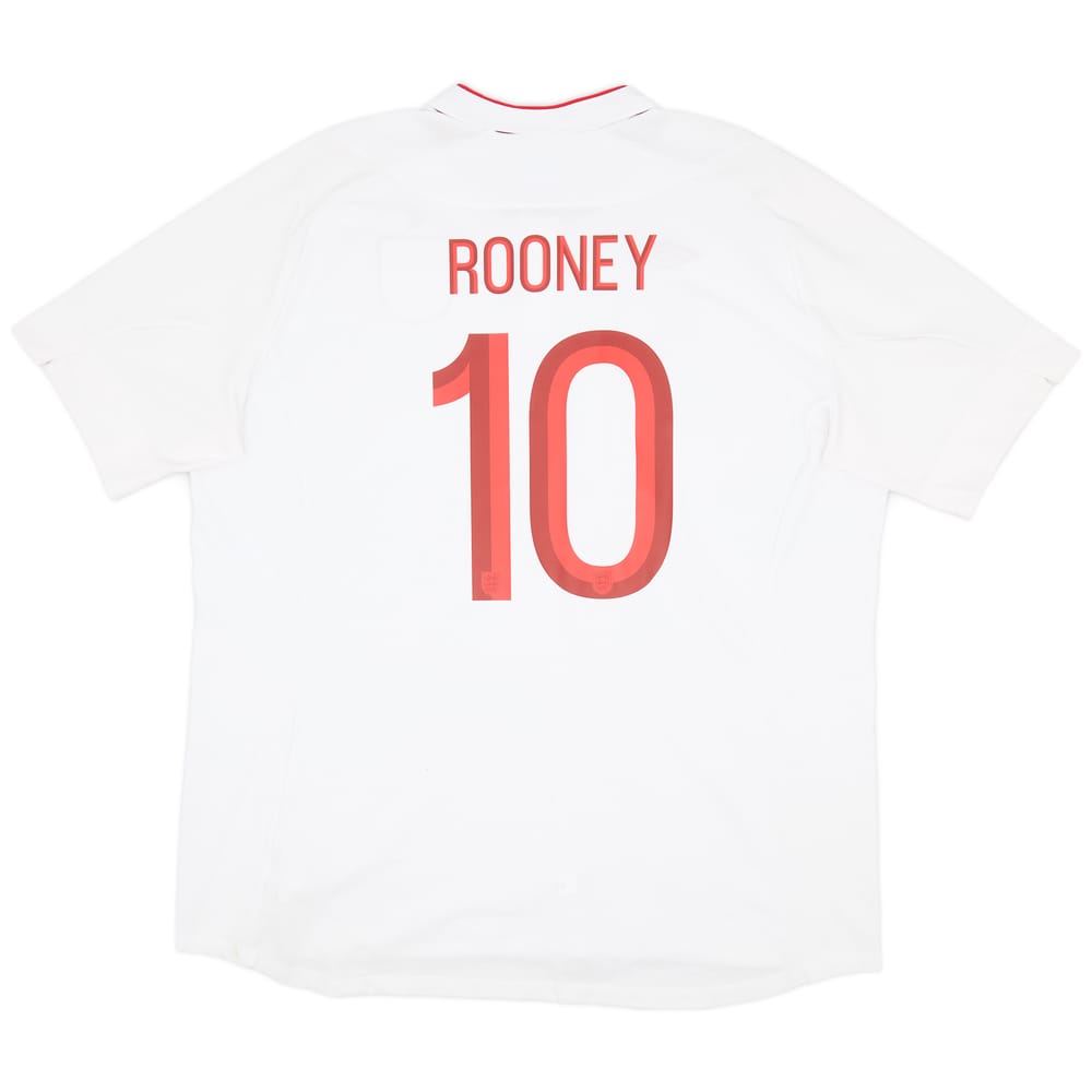 2012-13 England Home Shirt Rooney #10 - 8/10 - (3XL)