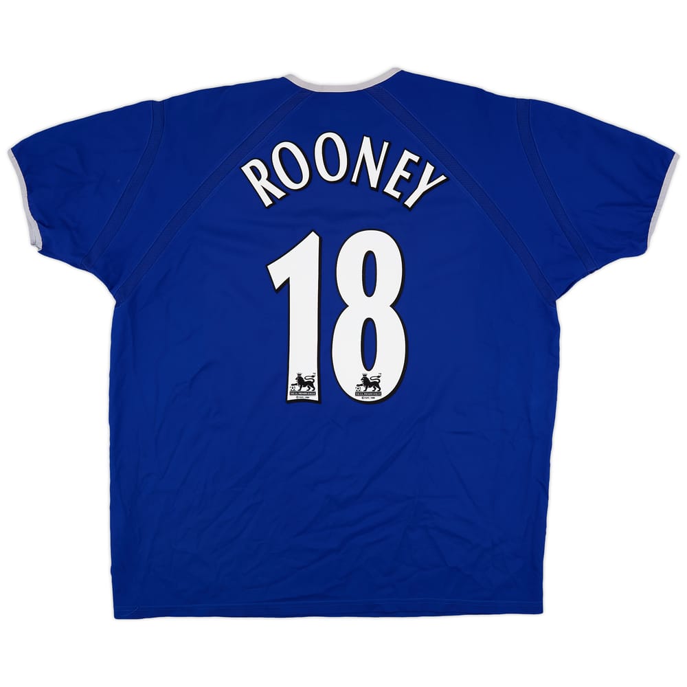 2003-04 Everton Home Shirt Rooney #18 - 9/10 - (XL)