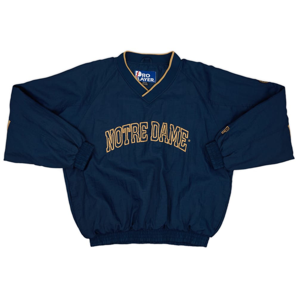 1990s Notre Dame Fighting Irish Pro Player Pullover Jacket - 9/10 - (XL)