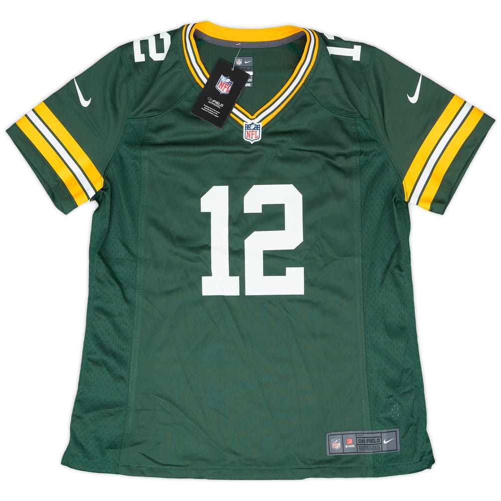 2012-22 Green Bay Packers Rodgers #12 Nike Game Home Womens Jersey (L)