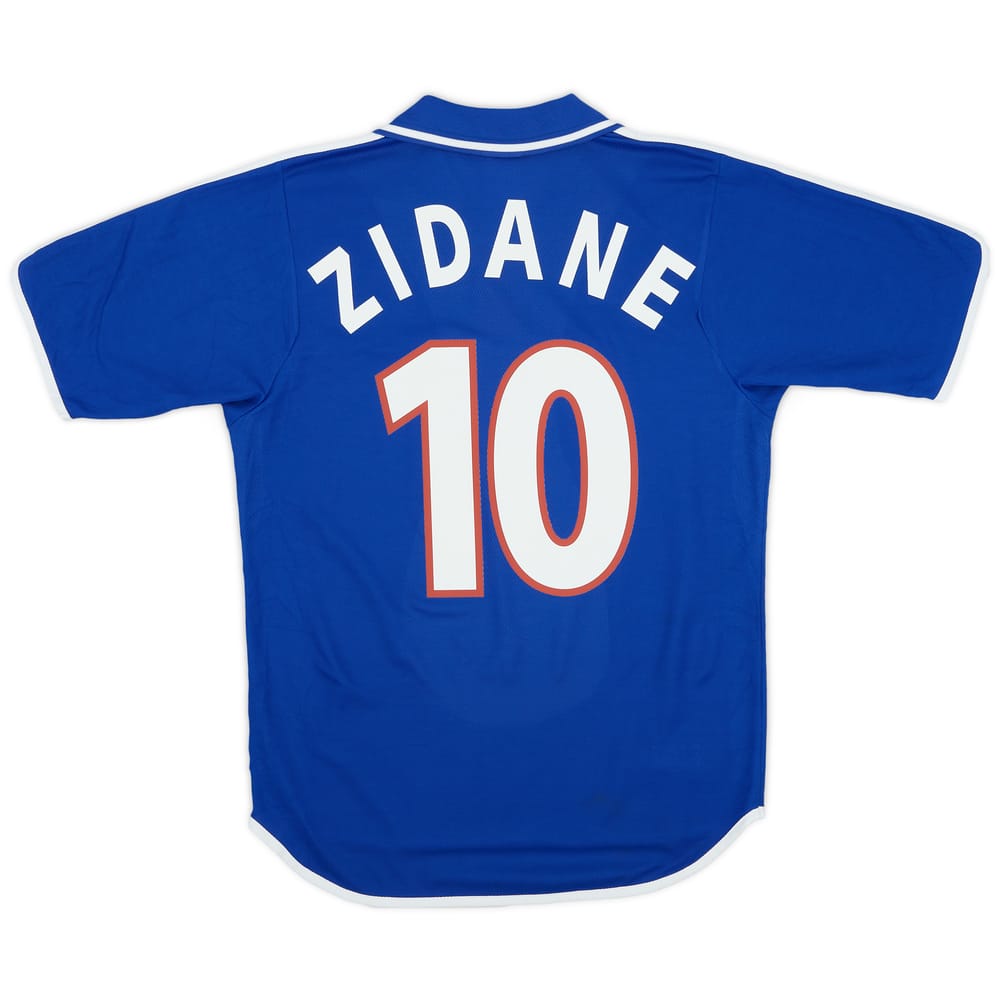 2000-02 France Home Shirt Zidane #10 - 8/10 - (S)