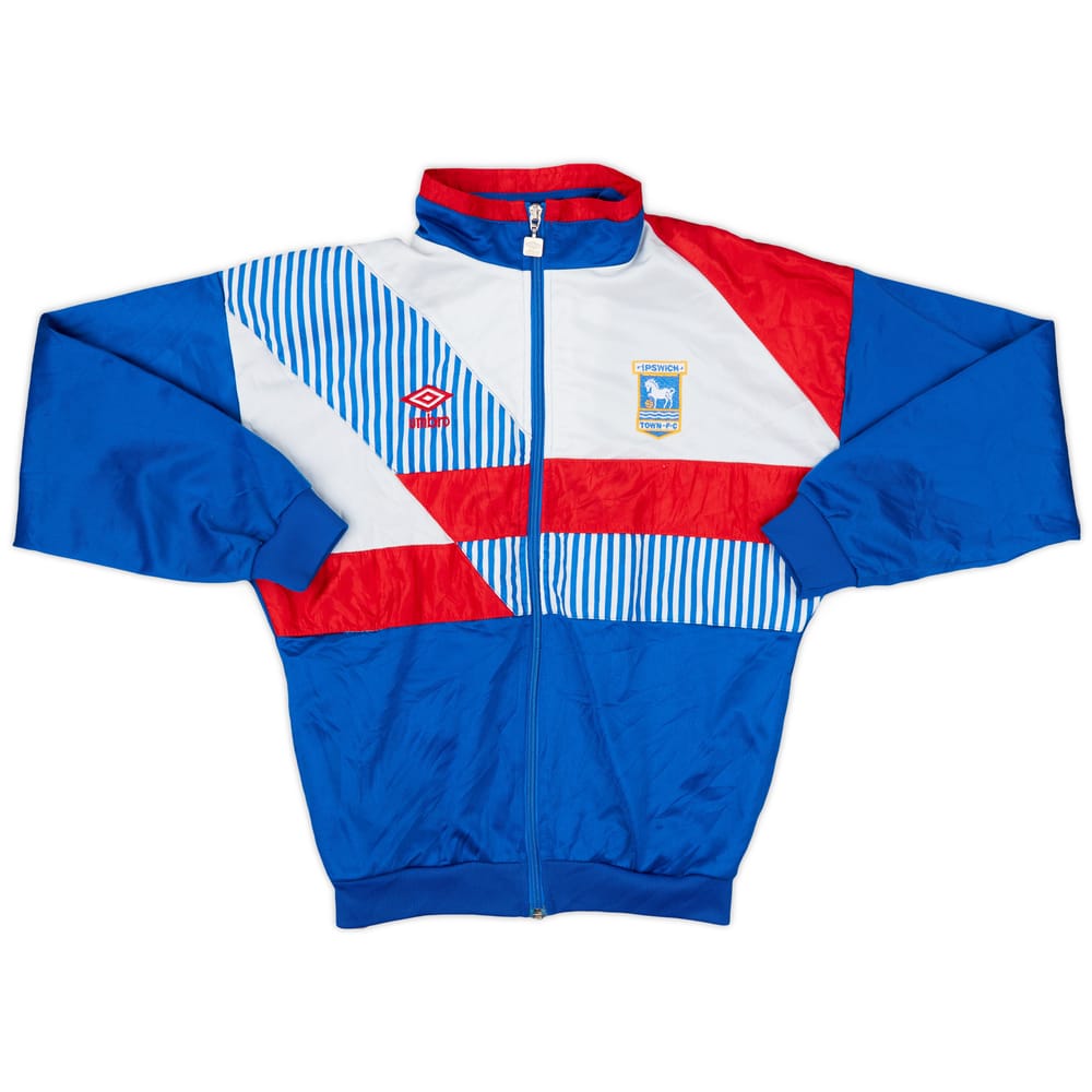 1992-93 Ipswich Umbro Track Jacket - 9/10 - (M.Boys)
