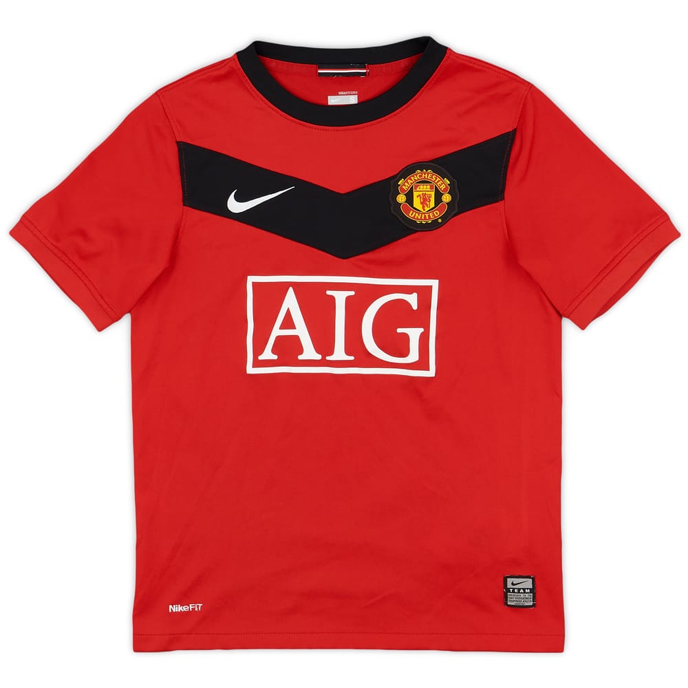 2009-10 Manchester United Home Shirt - 9/10 - (8-10 Years)