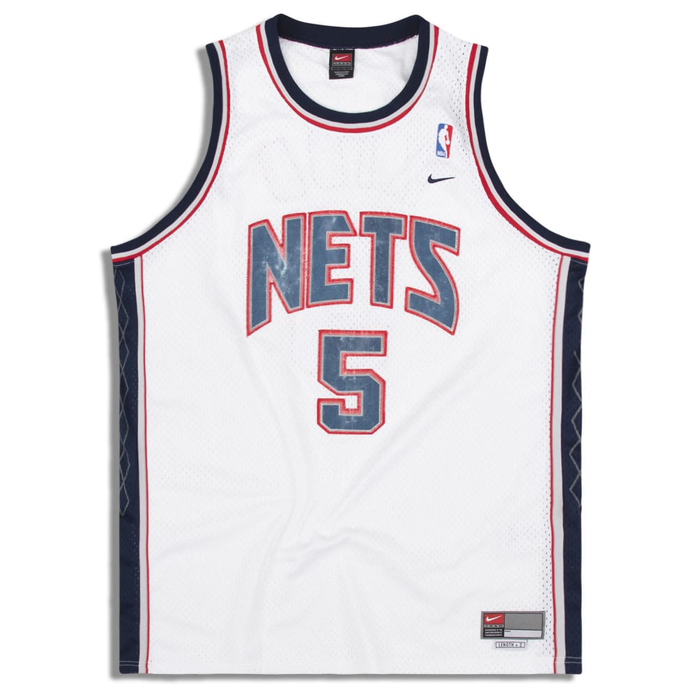 2001-04 New Jersey Nets Kidd #5 Nike Swingman Jersey (Home) XXL