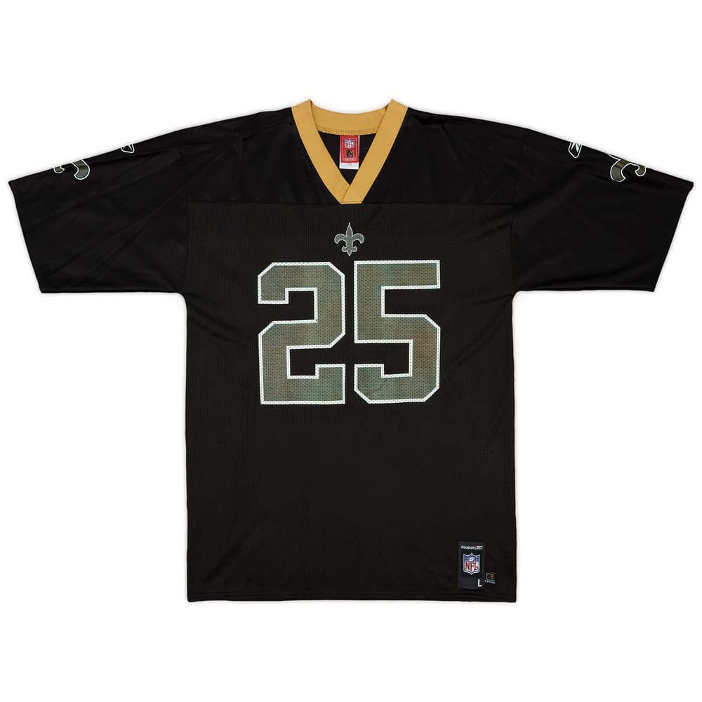 2005-06 New Orleans Saints Bush #25 Reebok Replica Home Jersey - 6/10 - (L)