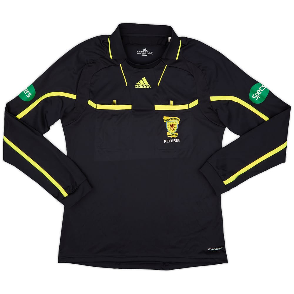 2010-11 Scotland adidas Referee L/S Shirt - 9/10 - (L)