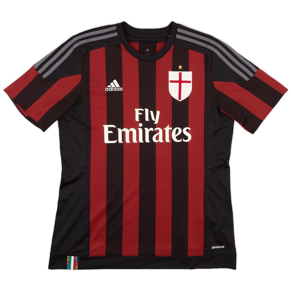 2015-16 AC Milan Home Shirt - 9/10 - (L)