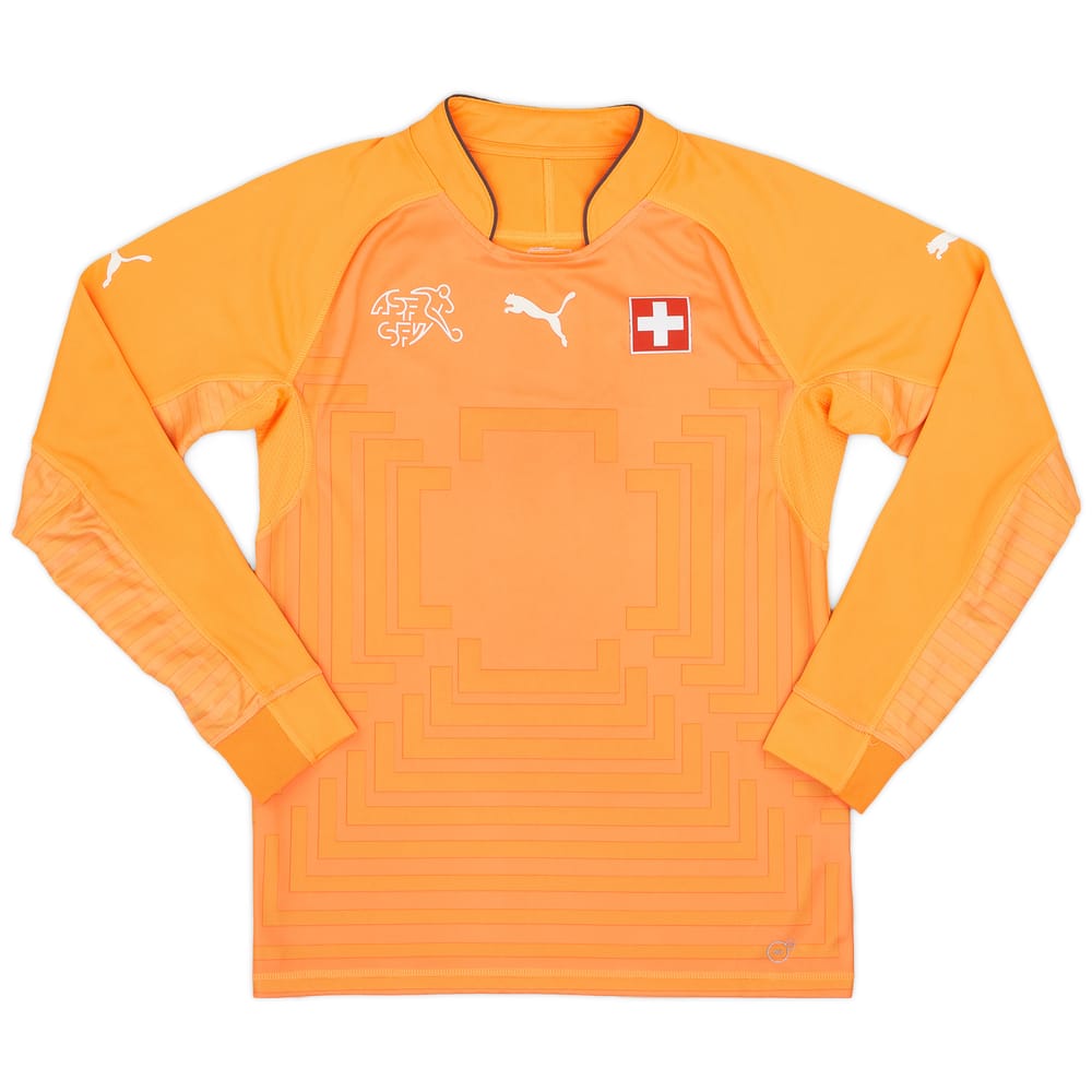 2014-16 Switzerland GK L/S Shirt - 9/10 - (S)