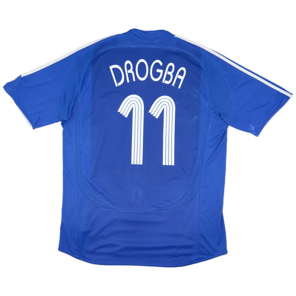 2006-08 Chelsea Home Shirt Drogba #11 - 5/10 - (XL)