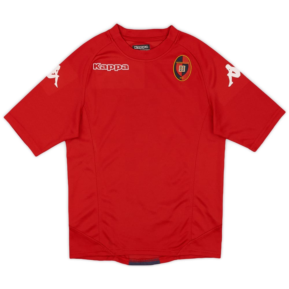 2014-15 Cagliari Kappa Training Shirt - 9/10 - (XS)