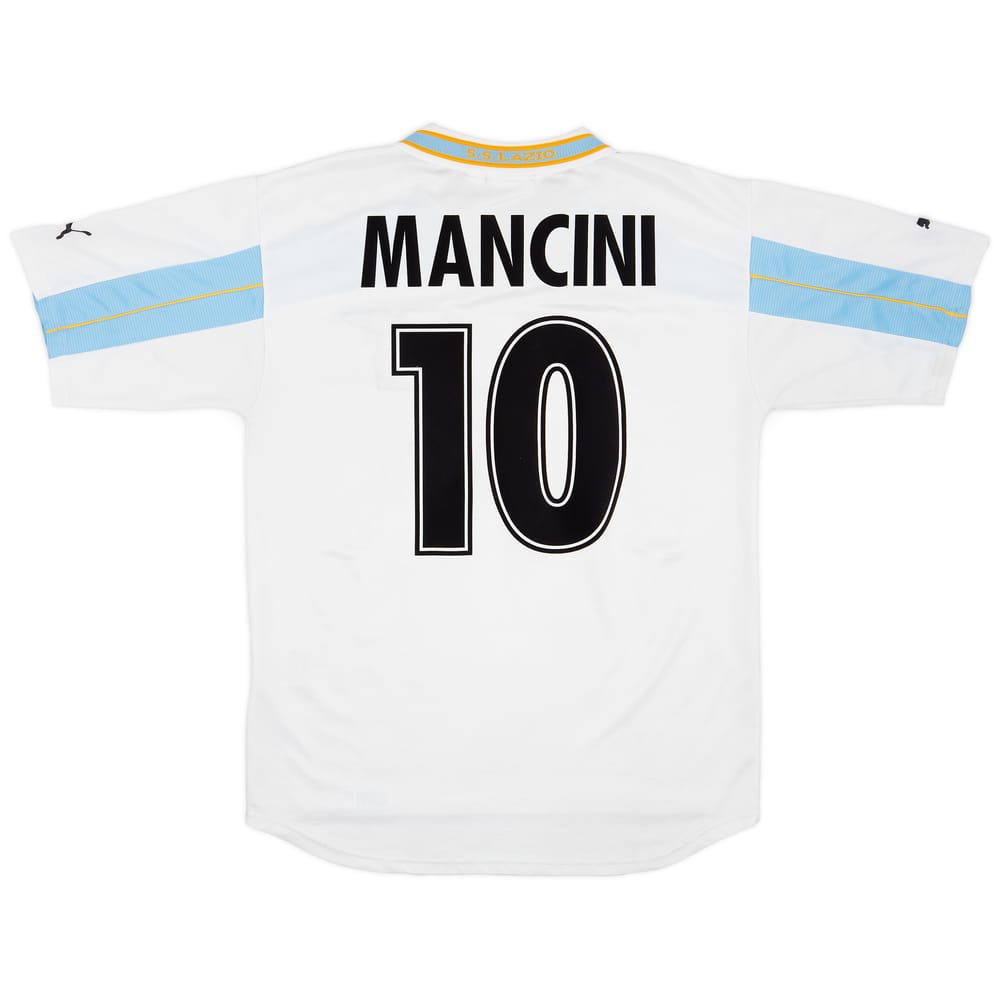 1999-00 Lazio Centenary Home Shirt Mancini #10 - 6/10 - (L)