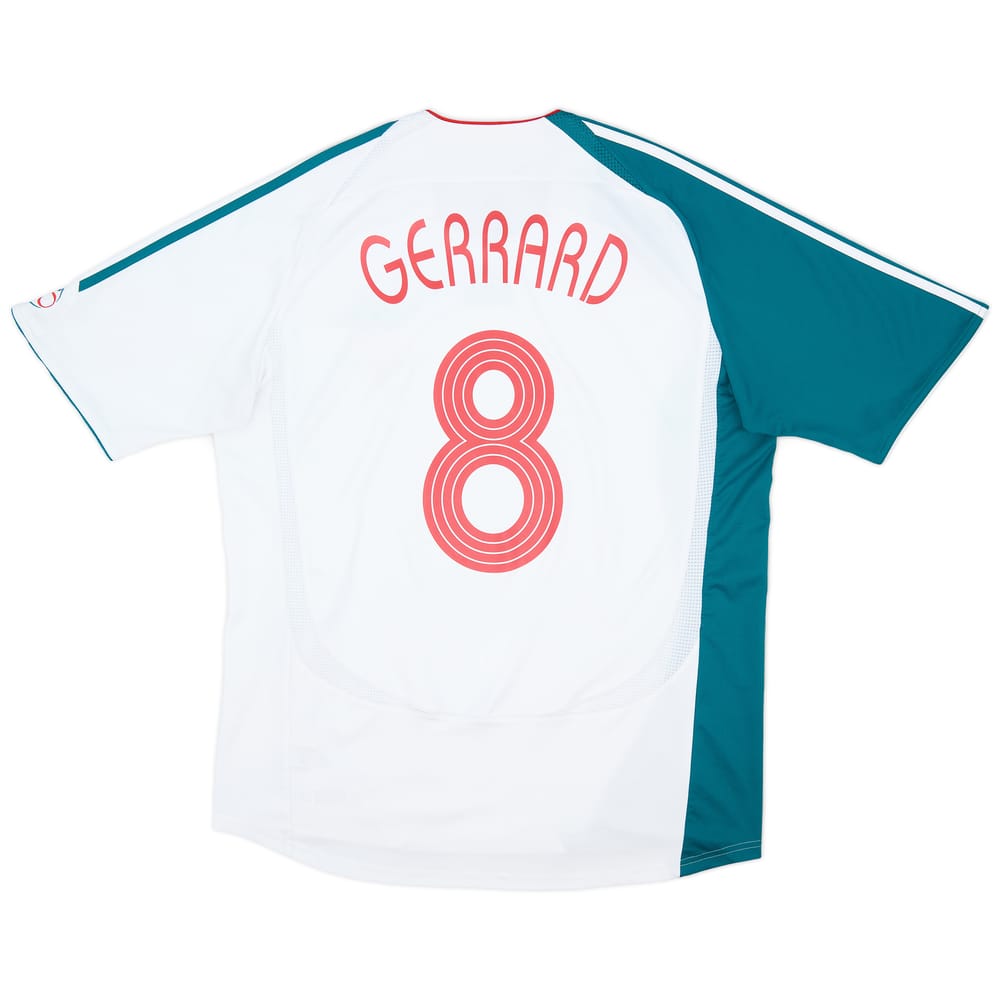 2006-07 Liverpool Third Shirt Gerrard #8 - 8/10 - (L)