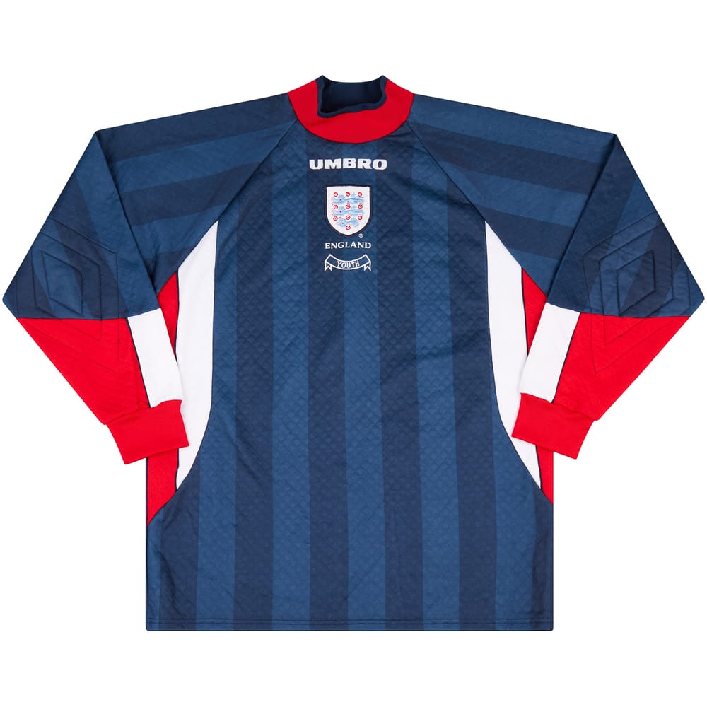 1998 England U-18 Match Issue GK Shirt #1 (Evans)