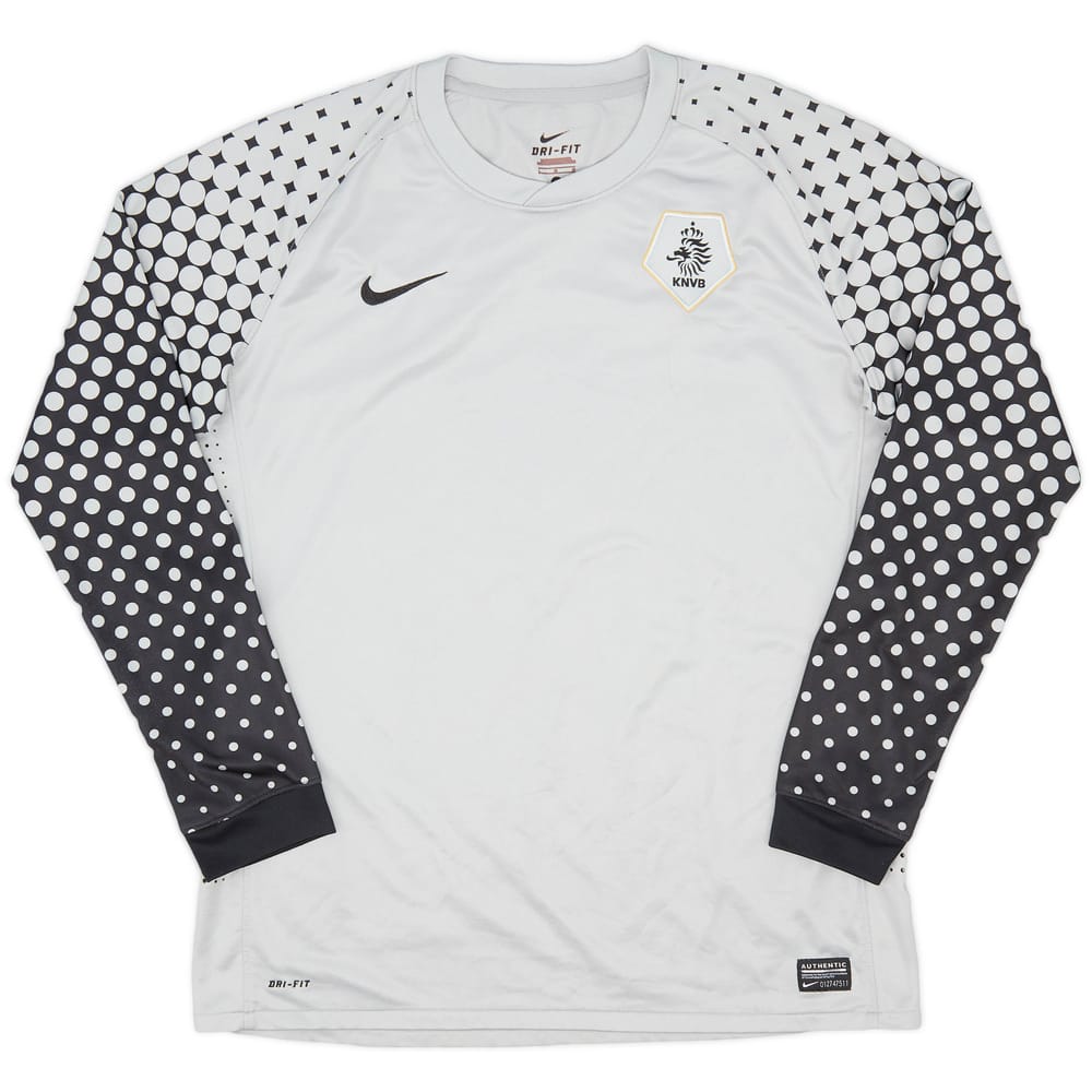 2010-12 Netherlands Authentic GK Shirt - 8/10 - (L)