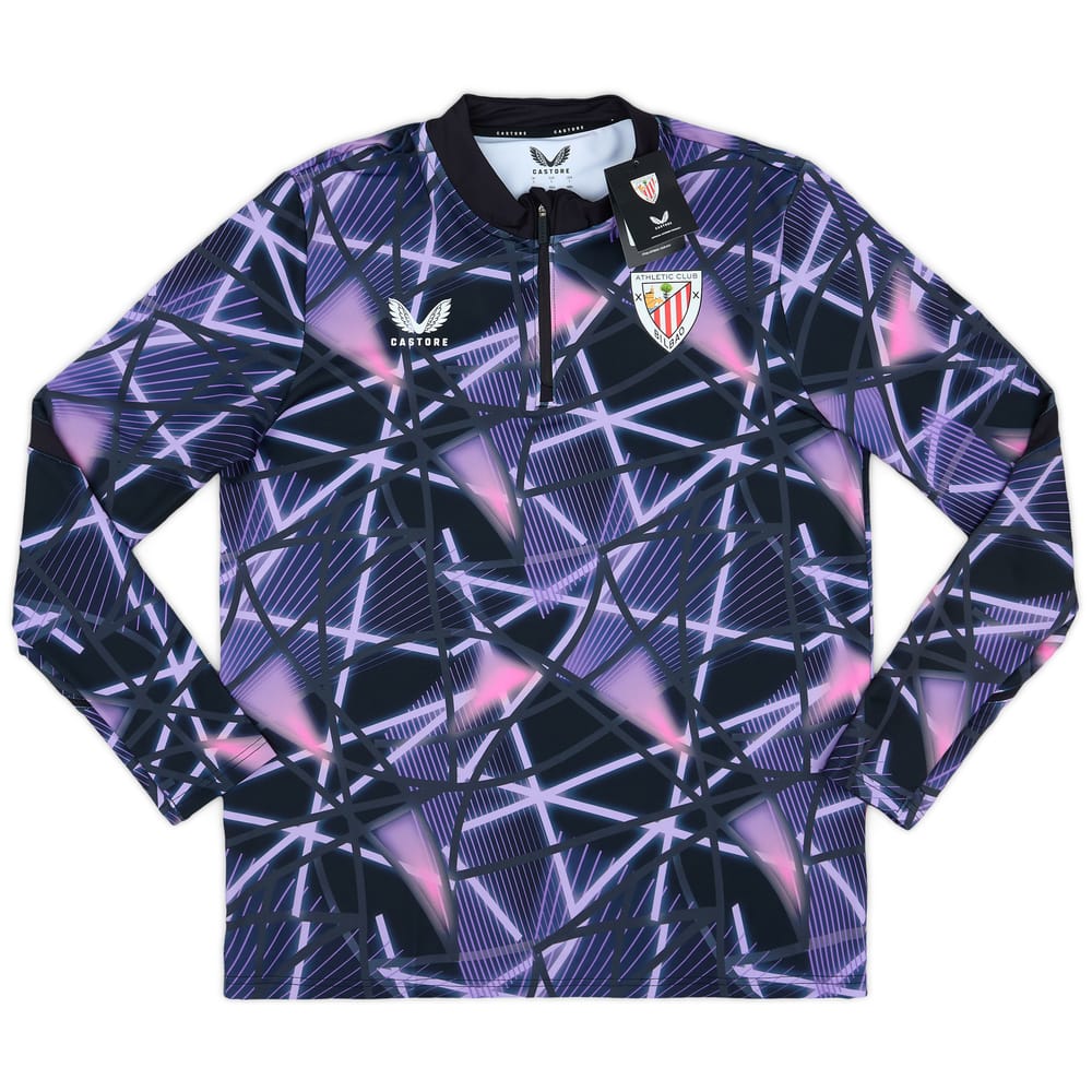 2024-25 Athletic Bilbao Castore Pre-Match 1/4 Zip Top
