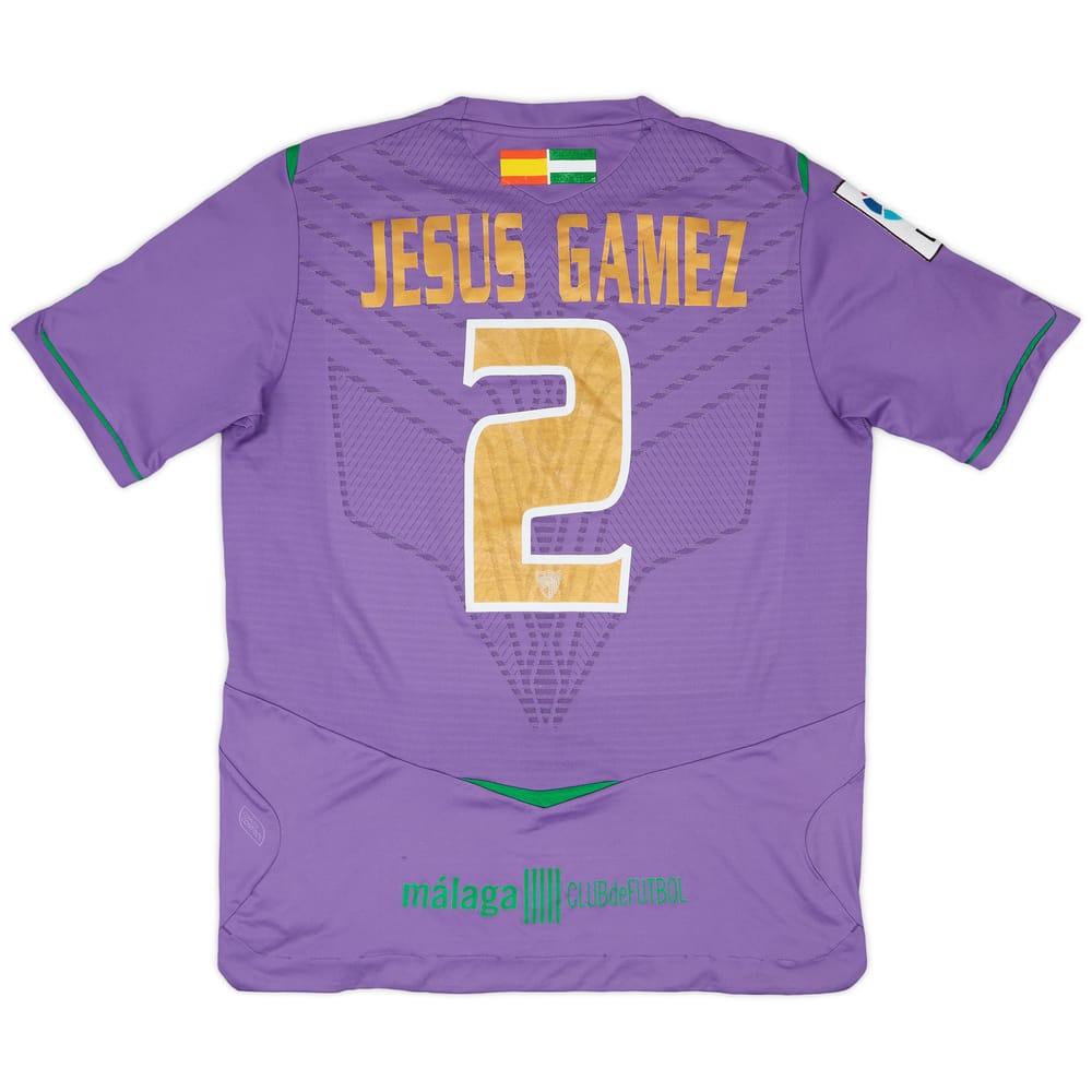2008-09 Malaga Away Shirt Jesus Gamez #2 - 7/10 - (L)