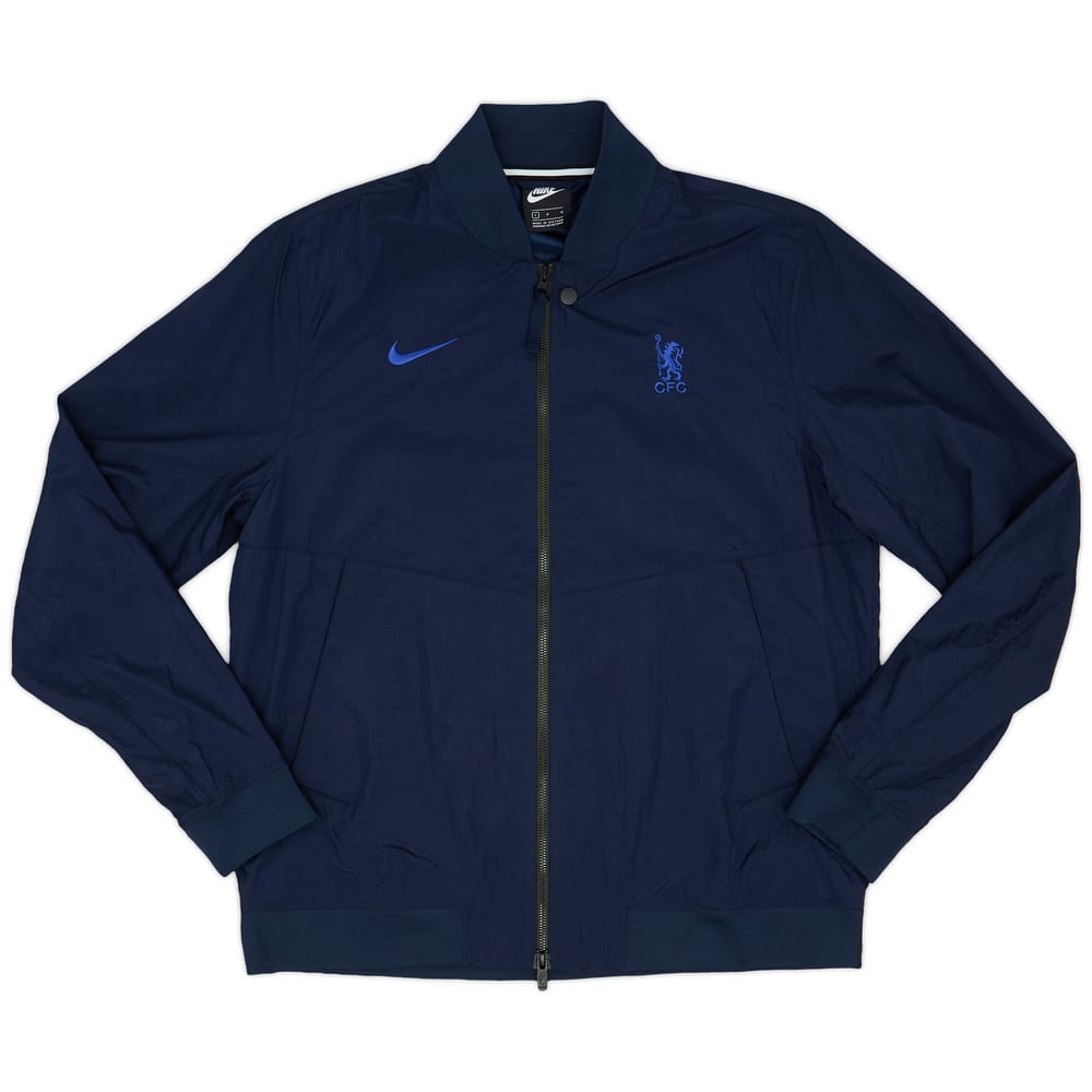 2020-21 Chelsea Nike Woven Bomber Jacket - 9/10 - (L)