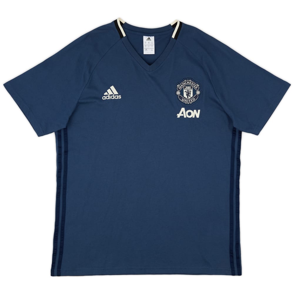 2016-17 Manchester United adidas Cotton Tee - 8/10 - (XL)