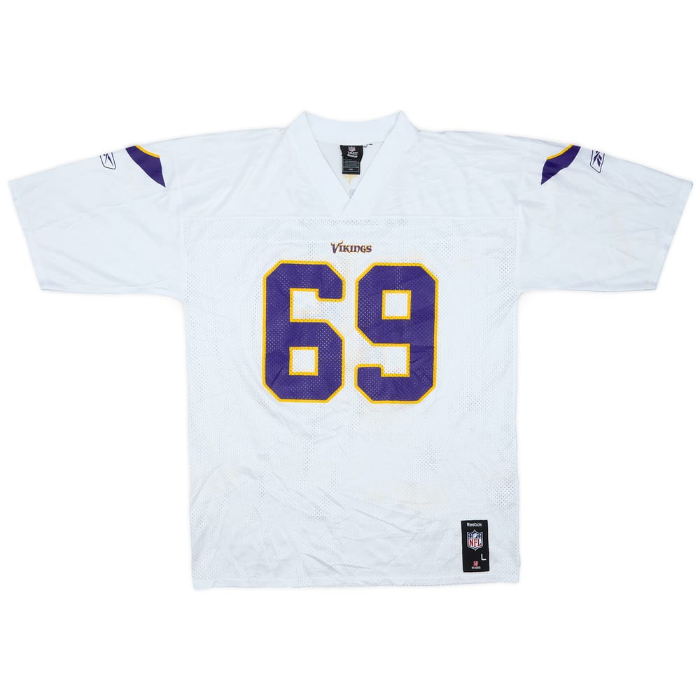 2008-11 Minnesota Vikings Allen #69 Reebok Replica Away Jersey - 7/10 - (L)