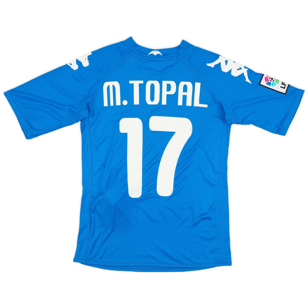 2010-11 Valencia Third Shirt M. Topal #17 (L.Boys)