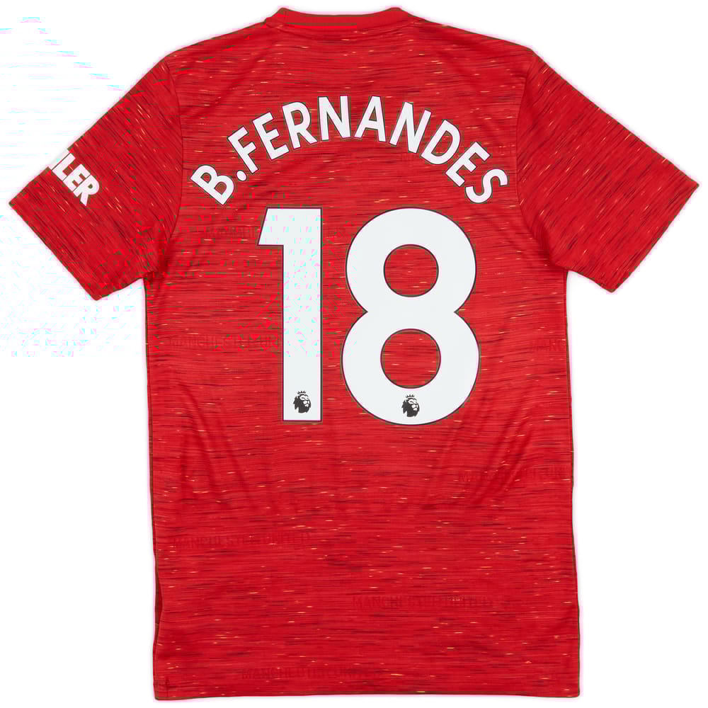 2020-21 Manchester United Home Shirt B.Fernandes #18 - 9/10 - (S)