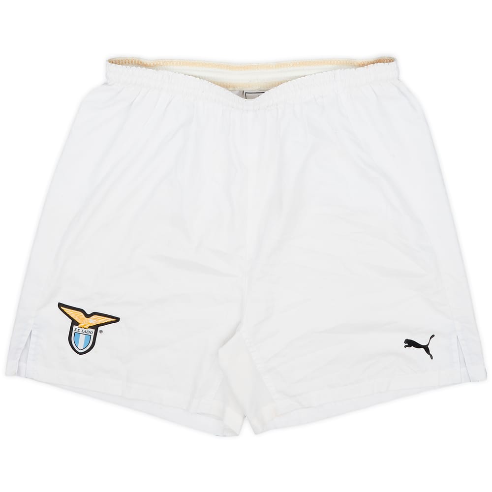 2009-10 Lazio Home Shorts - 9/10 - (L)