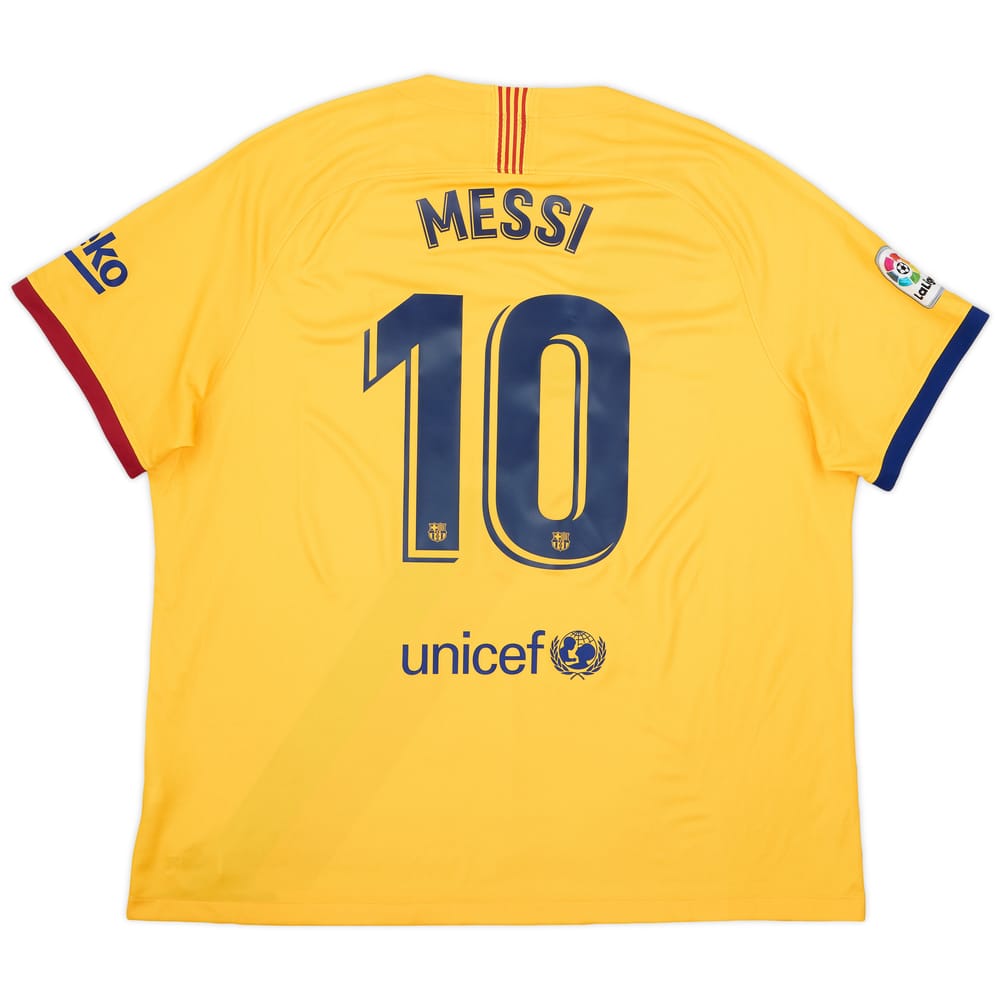 2019-20 Barcelona Away Shirt Messi #10 - 9/10 - (3XL)