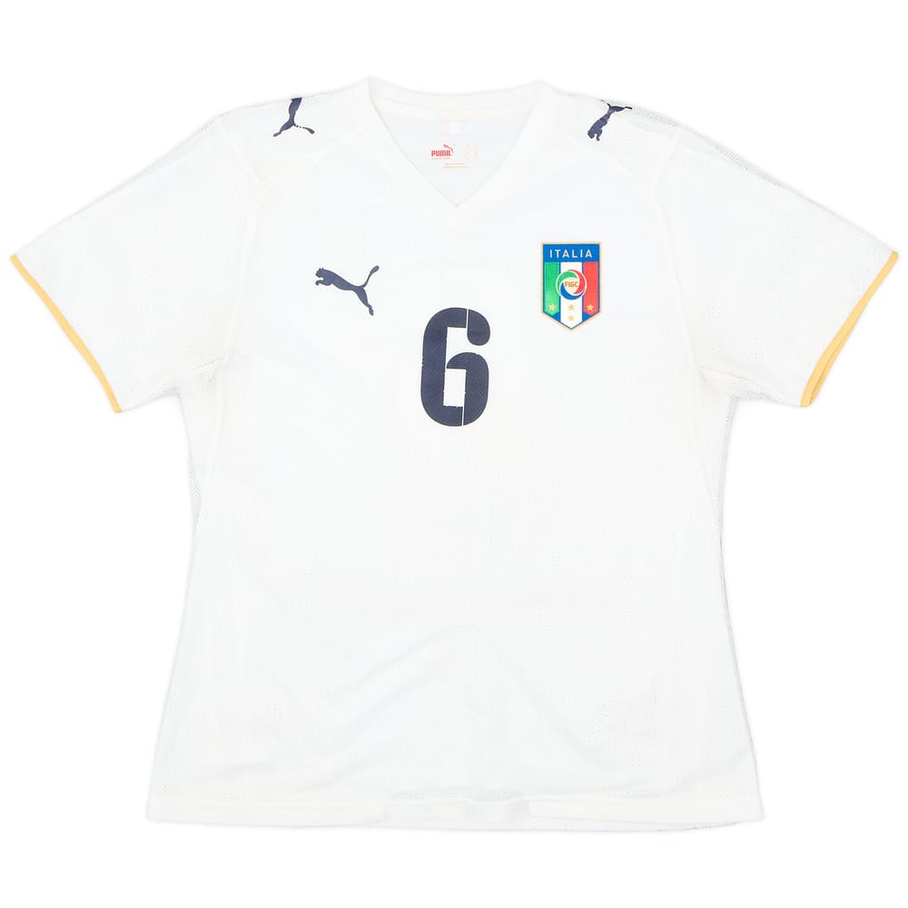 2007-08 Italy Women's Away Shirt #6 - 5/10 - (Women's L)
