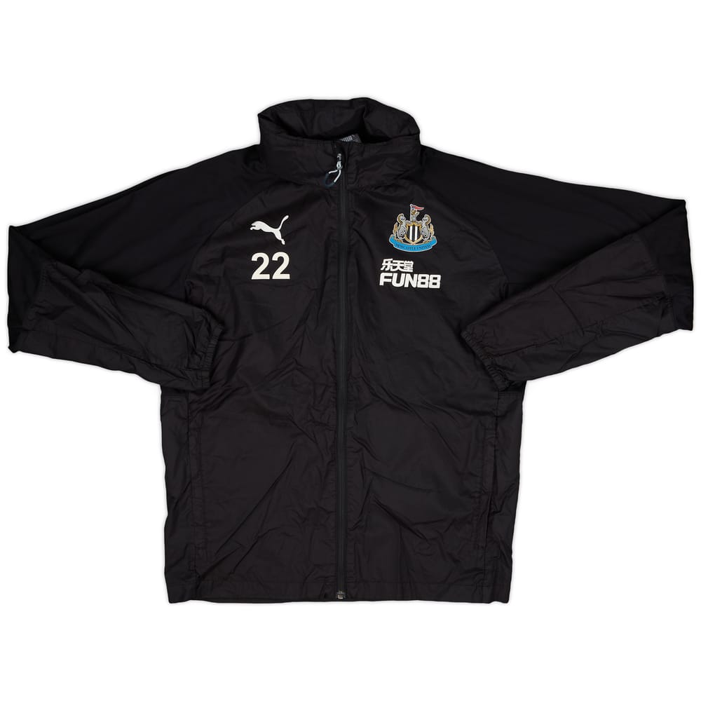 2017-18 Newcastle Puma Player Issue Hooded Rain Jacket #22 - 8/10 - (M)