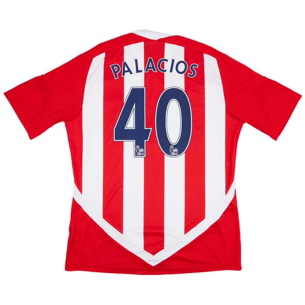 2011-12 Stoke City Home Shirt Palacios #40 - 8/10 - (L)