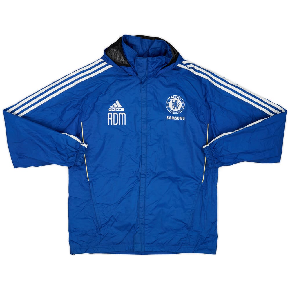 2011-12 Chelsea Staff Issue adidas Hooded Rain Jacket RDM (Roberto Di Matteo) - 6/10 - (M)
