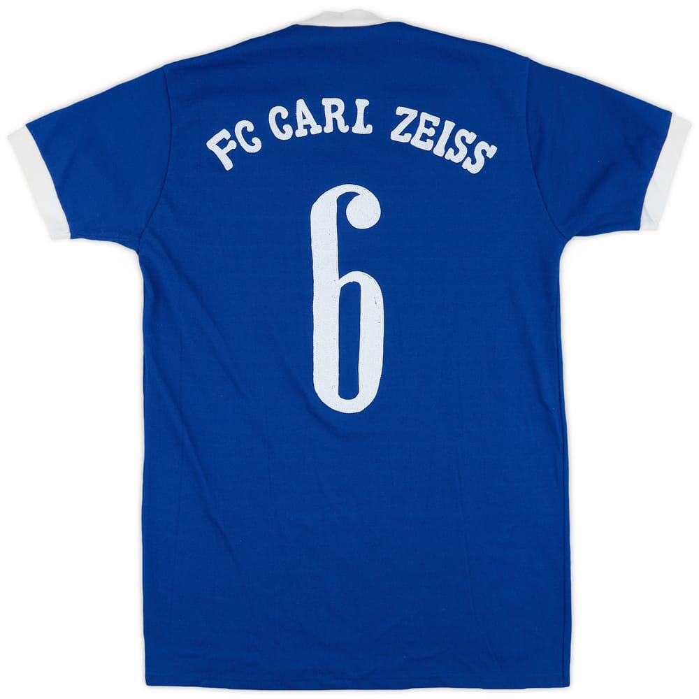 1983-84 Carl Zeiss Jena Match Issue Home Shirt #6