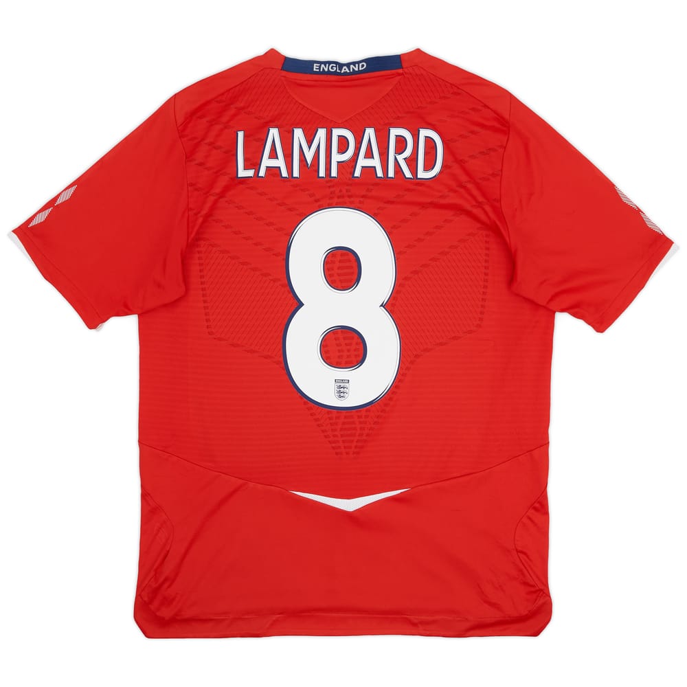 2008-10 England Away Shirt Lampard #8 - 6/10 - (L)